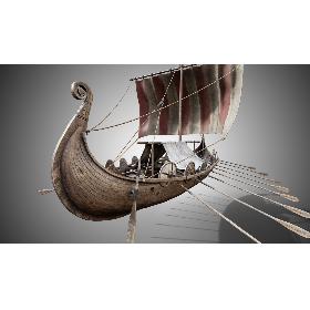 3D model Drakkar Viking Ship